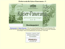 Tablet Screenshot of kaiser-panorama.de